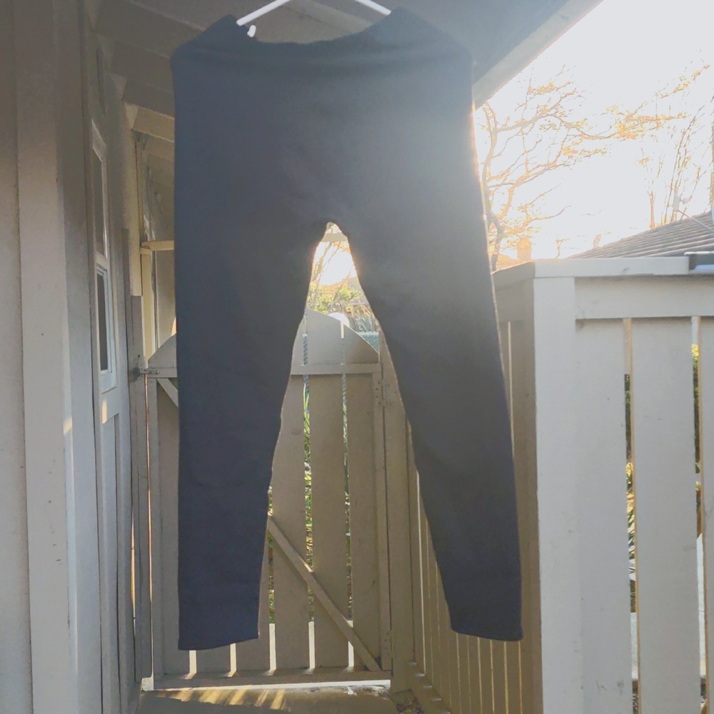 Black pants keep you warm